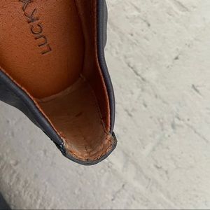 Lucky Brand Shoes - Lucky Brand navy leather Emmie flat Lucky Brand Shoes - Lucky Brand navy leather Emmie flat